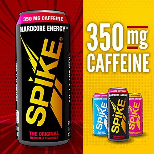 Spike Hardcore Energy Drink Original 16 Oz Pack Of 12
