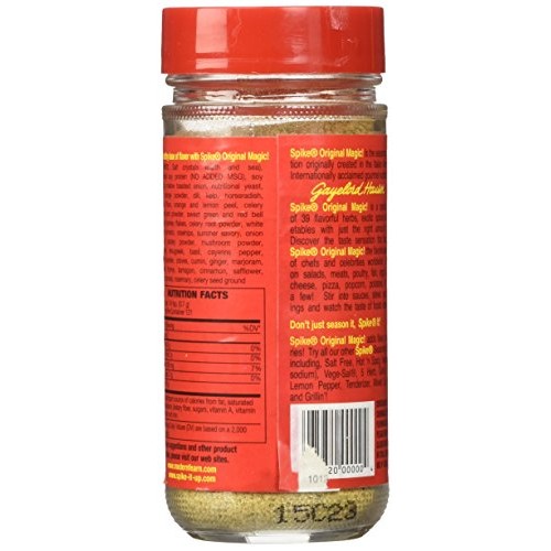 Spike Seasoning Gaylord Hauser 3 Oz Salt