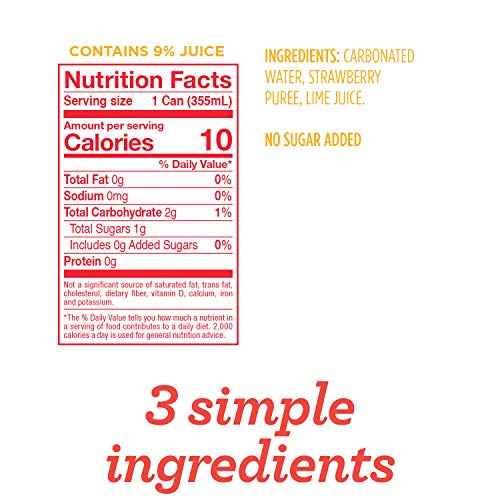 Spindrift Sparkling Water, 4 Flavor Berry Variety Pack, Made Wit