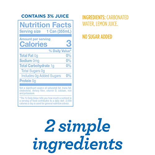 Spindrift Sparkling Water, 4 Flavor Variety Pack, Made with Real...