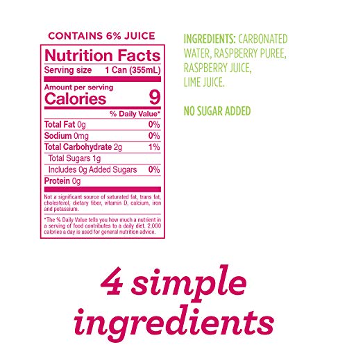 Spindrift Sparkling Water, 4 Flavor Variety Pack, Made with Real...