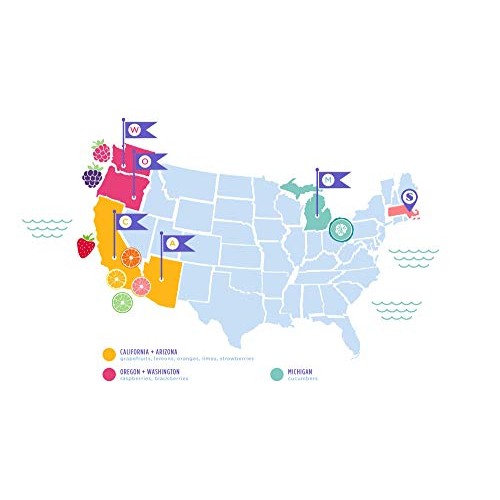 Spindrift Sparkling Water, 4 Flavor Variety Pack, Made with Real...