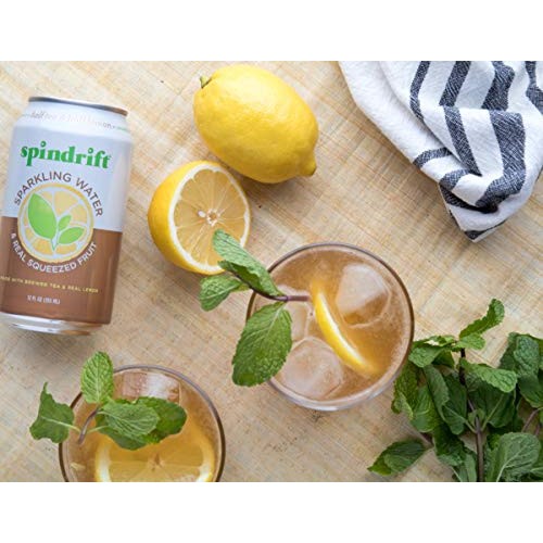 Spindrift Sparkling Water, Half Tea &Amp; Half Lemon Flavored, Made