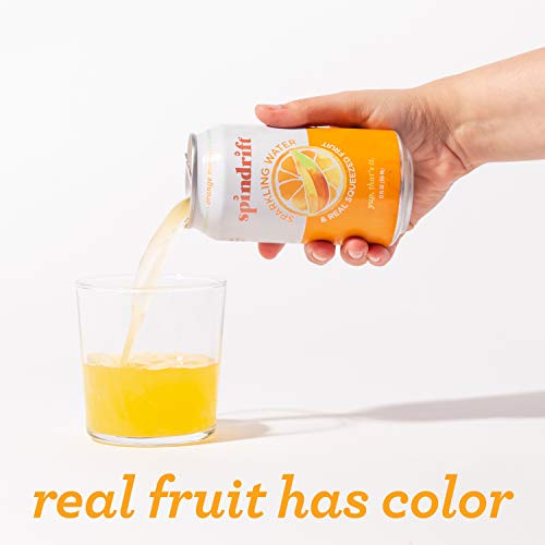 Spindrift Sparkling Water, Orange Mango Flavored, Made With Real Spindrift Sparkling Water, Orange Mango Flavored, Made With Real