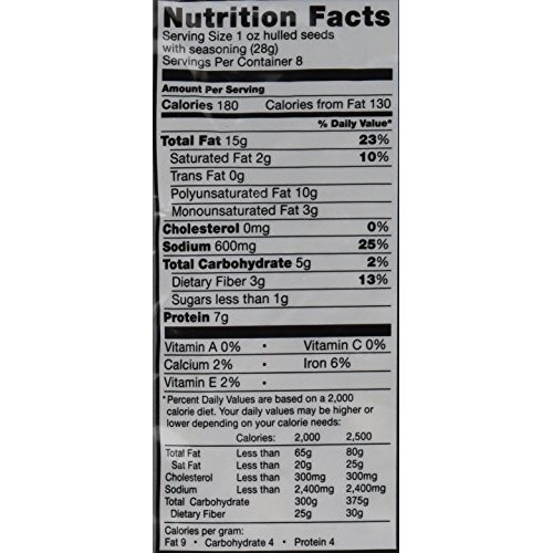 Spitz Cracked Pepper Flavor Sunflower Seeds, 1 Pound Bag Pack O