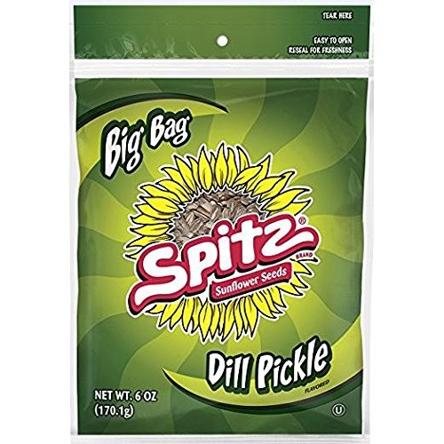 Spitz Dill Pickle Sunflower Seeds, 6 - Ounce Pack Of 9