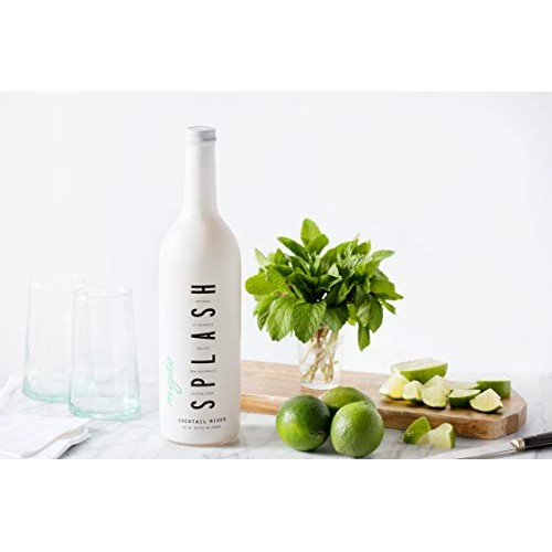 Splash Mojito Premium Cocktail Mixer | 25.4 Fl Oz Total | Low Su