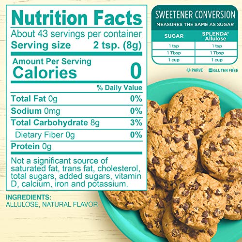 Splenda Allulose, Plant Based Zero Calorie Sweetener For Baking