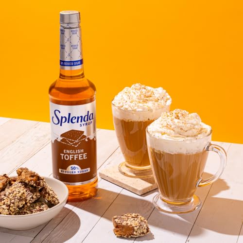 Splenda Coffee Syrup, English Toffee, Reduced Sugar, Flavored Li...