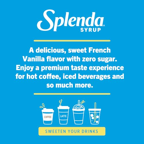 Splenda Coffee Syrup, French Vanilla, Sugar Free, Flavored Liqui...