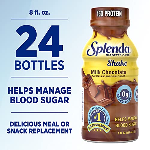 SPLENDA Diabetes Care Shakes - Meal Replacement Shake, Milk Choc...