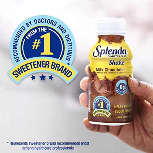 SPLENDA Diabetes Care Shakes - Meal Replacement Shake, Milk Choc...