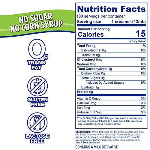 Splenda Low Calorie Single Serve Coffee Creamer Cups, French Van