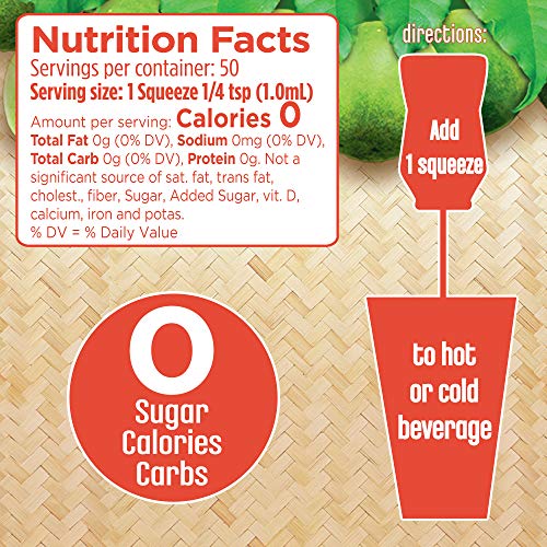 Splenda Monk Fruit Liquid, Zero Calorie Sweetener Drops, 1.68 Ou