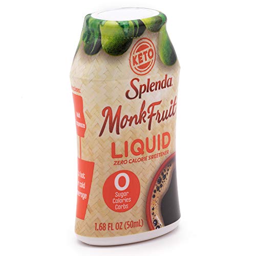 Splenda Monk Fruit Liquid, Zero Calorie Sweetener Drops, 1.68 Ou