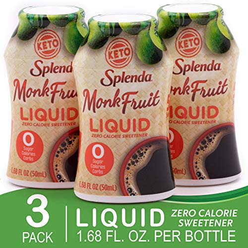 Splenda Monk Fruit Liquid, Zero Calorie Sweetener Drops, 1.68 Ou