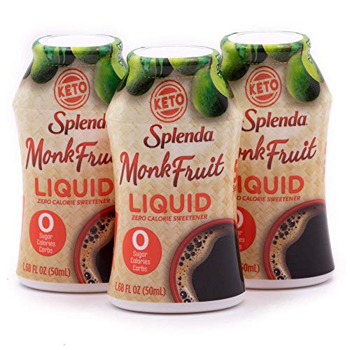 Splenda Monk Fruit Liquid, Zero Calorie Sweetener Drops, 1.68 Ou
