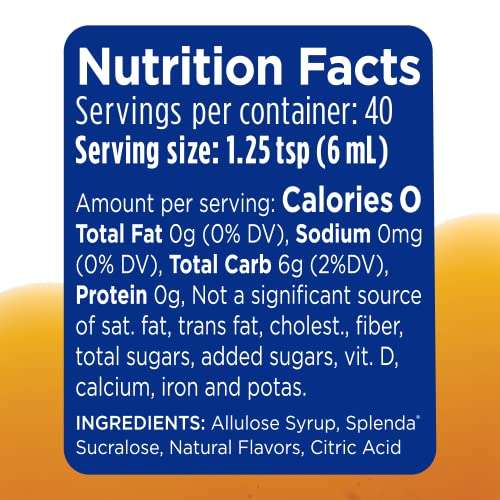 Splenda Multi-Use Syrup, Zero Calorie, Sugar Free Substitute for...