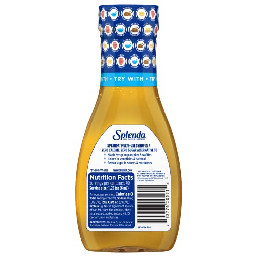 Splenda Multi-Use Syrup, Zero Calorie, Sugar Free Substitute for...