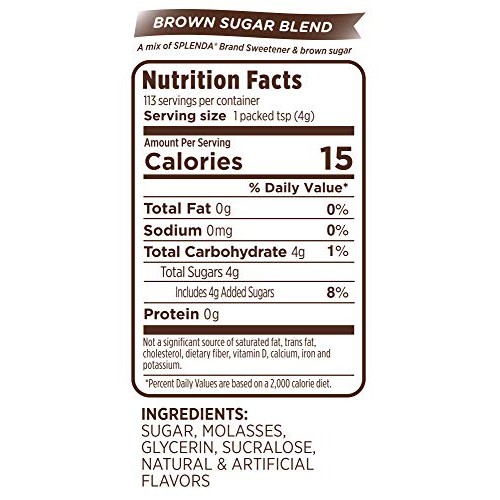 Splenda No Calorie Sweetener Brown Sugar Blend For Baking, 1 Pou