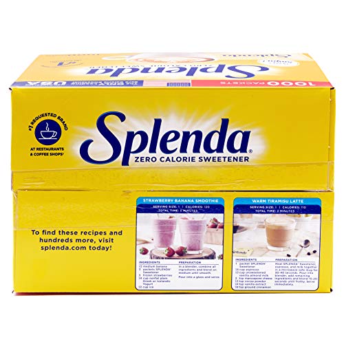 Splenda No Calorie Sweetener Value Pack, 1000 Individual Packets