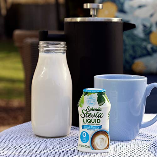 Splenda Stevia Liquid, French Vanilla Zero Calorie Sweetener Dro