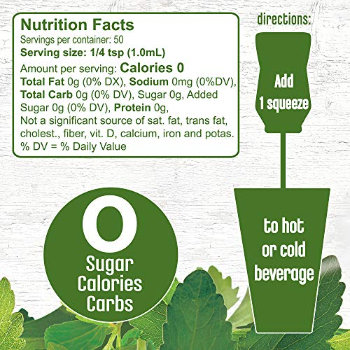 Splenda Stevia Liquid, French Vanilla Zero Calorie Sweetener Dro