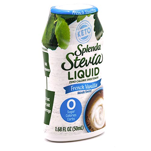 Splenda Stevia Liquid, French Vanilla Zero Calorie Sweetener Dro