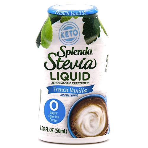 Splenda Stevia Liquid, French Vanilla Zero Calorie Sweetener Dro