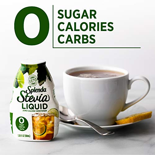 Splenda Liquid Stevia Zero Calorie Sweetener Drops, 3.38 Fluid O