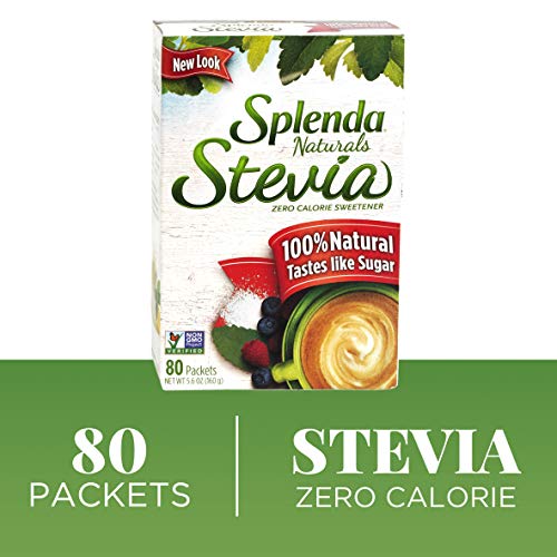 Splenda, Stevia Sweetener Packets, 5.6Oz 80 Ct