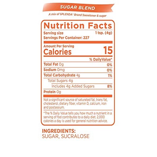 Splenda Sugar Blend Low Calorie Sweetener For Baking, 2 Pounds
