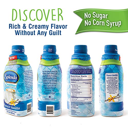 Splenda Sugar Free, Low Calorie French Vanilla Coffee Creamer. S