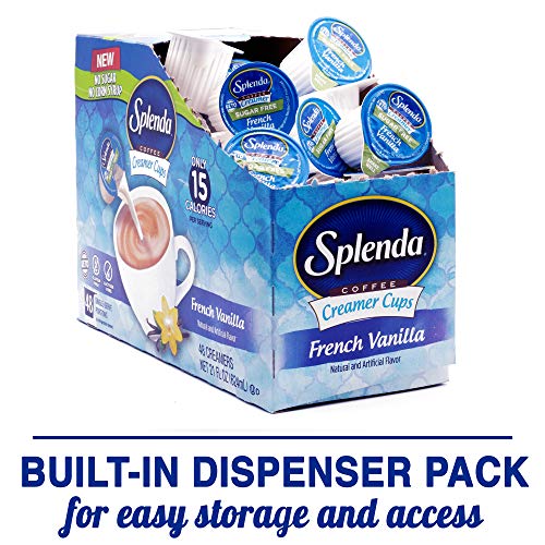 Splenda Sugar Free Low Calorie Single Serve Coffee Creamer Cups,