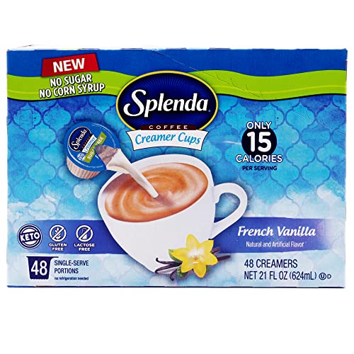 Splenda Sugar Free Low Calorie Single Serve Coffee Creamer Cups,