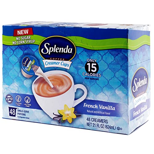 Splenda Sugar Free Low Calorie Single Serve Coffee Creamer Cups,