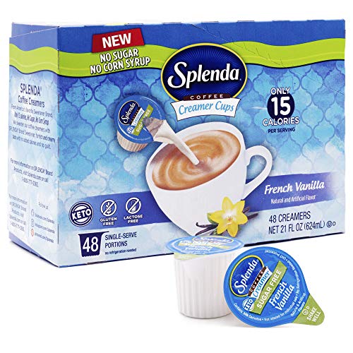 Splenda Sugar Free Low Calorie Single Serve Coffee Creamer Cups,