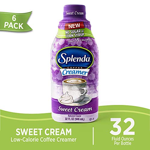 Splenda Sugar Free, Low Calorie Sweet Cream Coffee Creamer. Pack