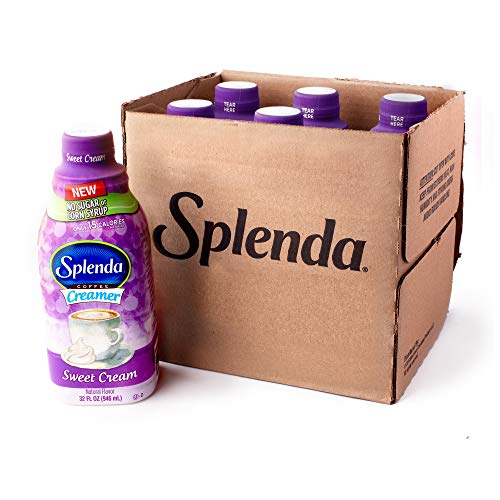 Splenda Sugar Free, Low Calorie Sweet Cream Coffee Creamer. Pack