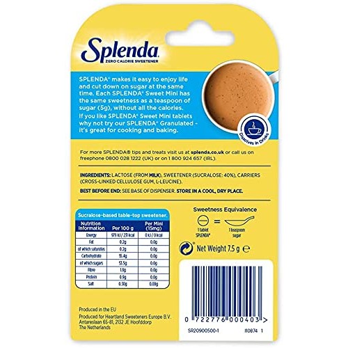 Splenda Sweet Minis 500 Tablets