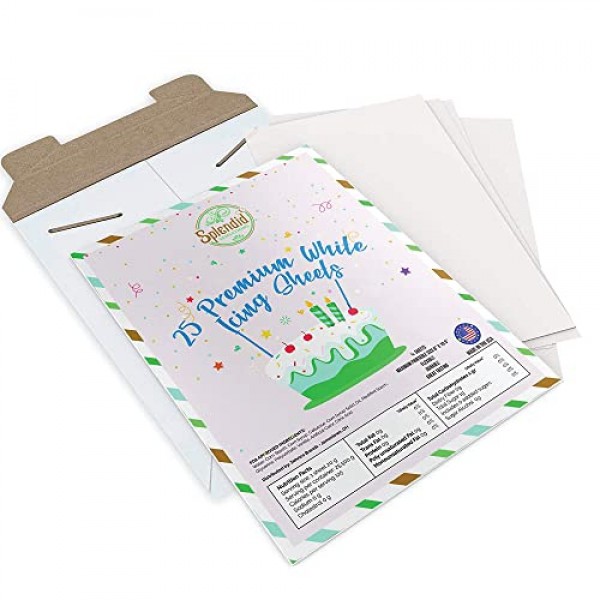 Splendid Sensations - 25 Count Edible Paper, Sugar Paper