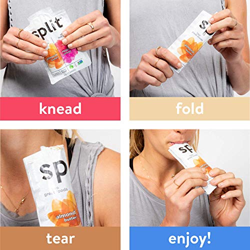 Split Nutrition Cashew Butter And Sour Cherry Squeeze Packs, Glu