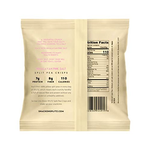 Splitz Plant-Based Protein &Amp; Fiber, Gluten-Free, Vegan, Non-Gmo,