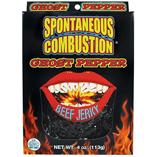 Spontaneous Combustion Ghost Pepper Beef Jerky – Premium Quality
