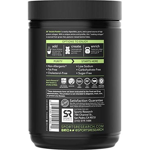 Gelatin Collagen Cooking Powder ~ Sourced From Pasture Raised,Gr