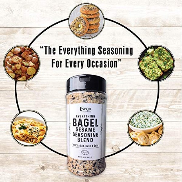 Everything Bagel Seasoning Blend Original Xl 10 Ounce Jar. Delic
