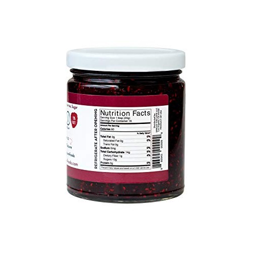 Spread The Love Artisan Jam, Raspberry All Natural, Vegan, Glut