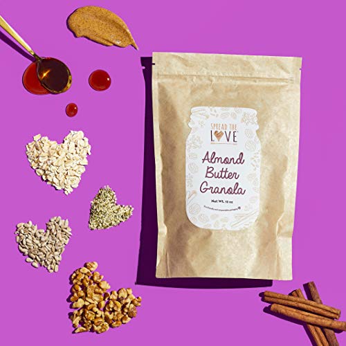 Spread The Love Almond Butter Granola, Vegan, Non-Gmo, All-Natur