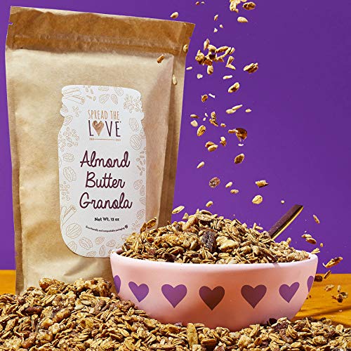 Spread The Love Almond Butter Granola, Vegan, Non-Gmo, All-Natur
