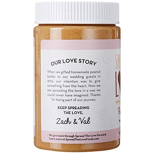 Spread The Love Almond Cashew Power Butter, 16 Ounce All Natura
